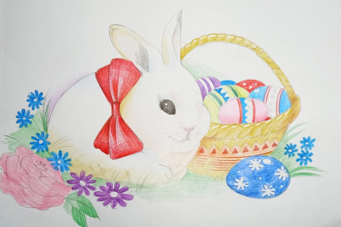 рисунок с кроликом