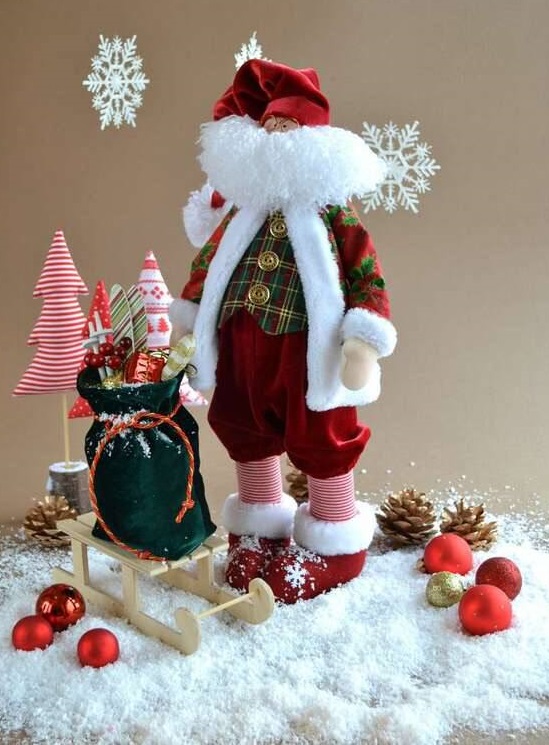 Новогодняя кукла Дед Мороз из ткани своими руками: лучшие идеи, пошаговая инструкция с выкройками