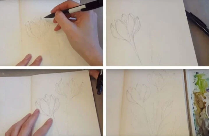 Как нарисовать рисунок на 8 марта маме или бабушке - пошаговый мастер-класс